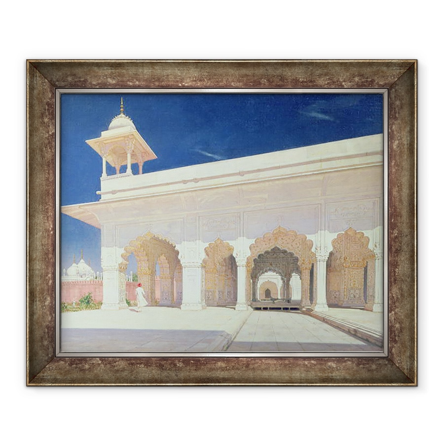 Tablou inramat - Vasili Vasilievich Vereshchagin - Camera tronului Shah Jahan Fort din Delhi, 70 x 85 cm