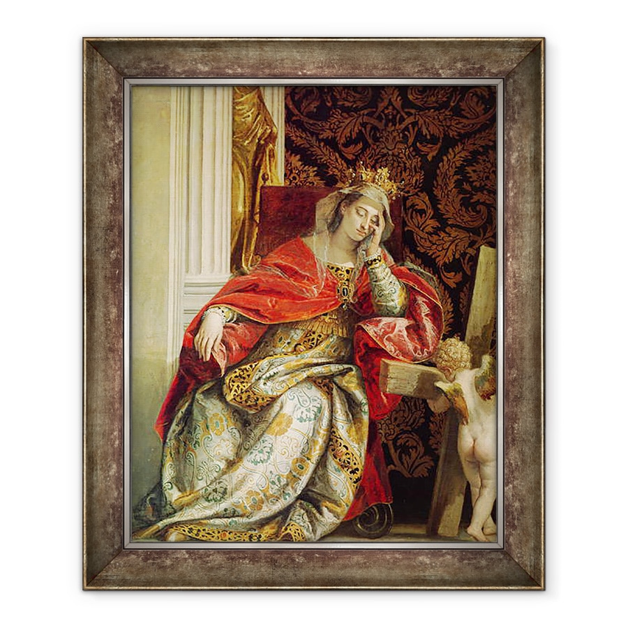Tablou inramat - Veronese - Portret De Sfanta Elena, 50 x 60 cm