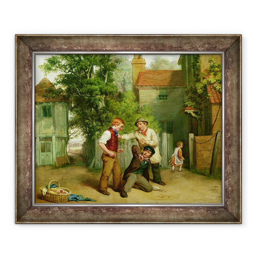 Tablou inramat - William III Bromley - Gata de lupta, 70 x 85 cm