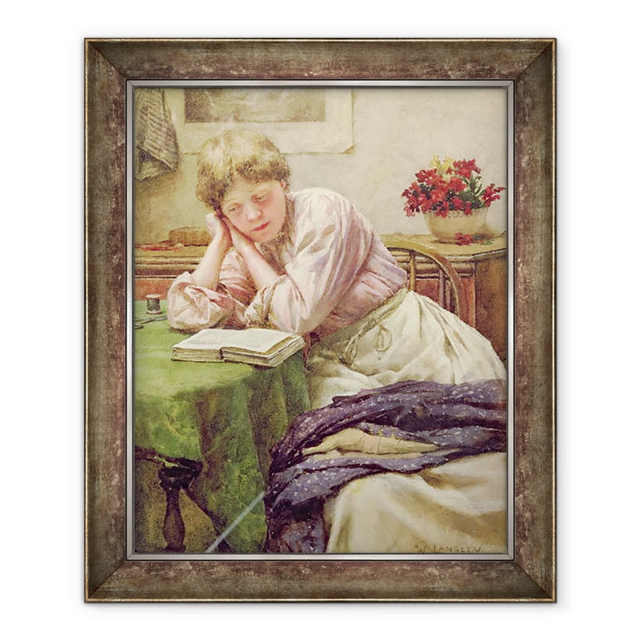 Tablou inramat - Walter Langley - O citire linistita, 70 x 85 cm