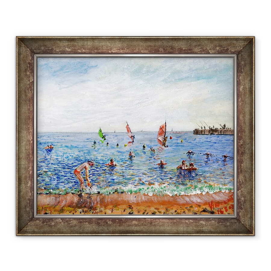 Tablou inramat - Vincent Alexander Booth - Plaja Poblenou Barcelona, 2002, 70 x 85 cm