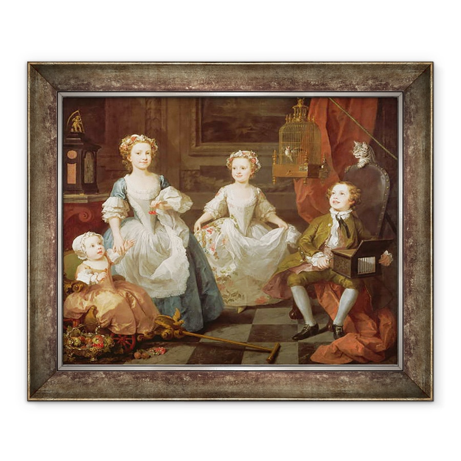 Tablou inramat - William Hogarth - Copiii Graham, 70 x 85 cm