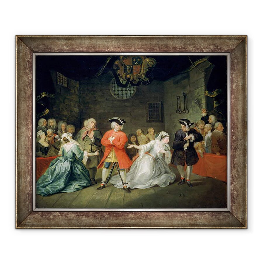Tablou inramat - William Hogarth - Opera cersetorului, 70 x 85 cm