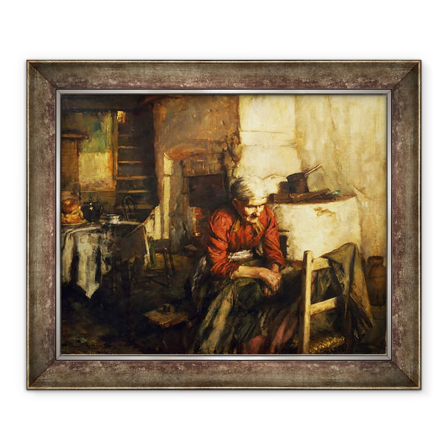 Tablou inramat - Walter Langley - Amintiri, 70 x 85 cm