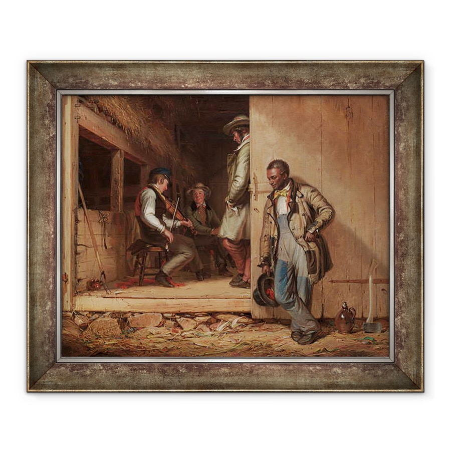 Tablou inramat - William Sidney Mount - Puterea muzicii, 70 x 85 cm