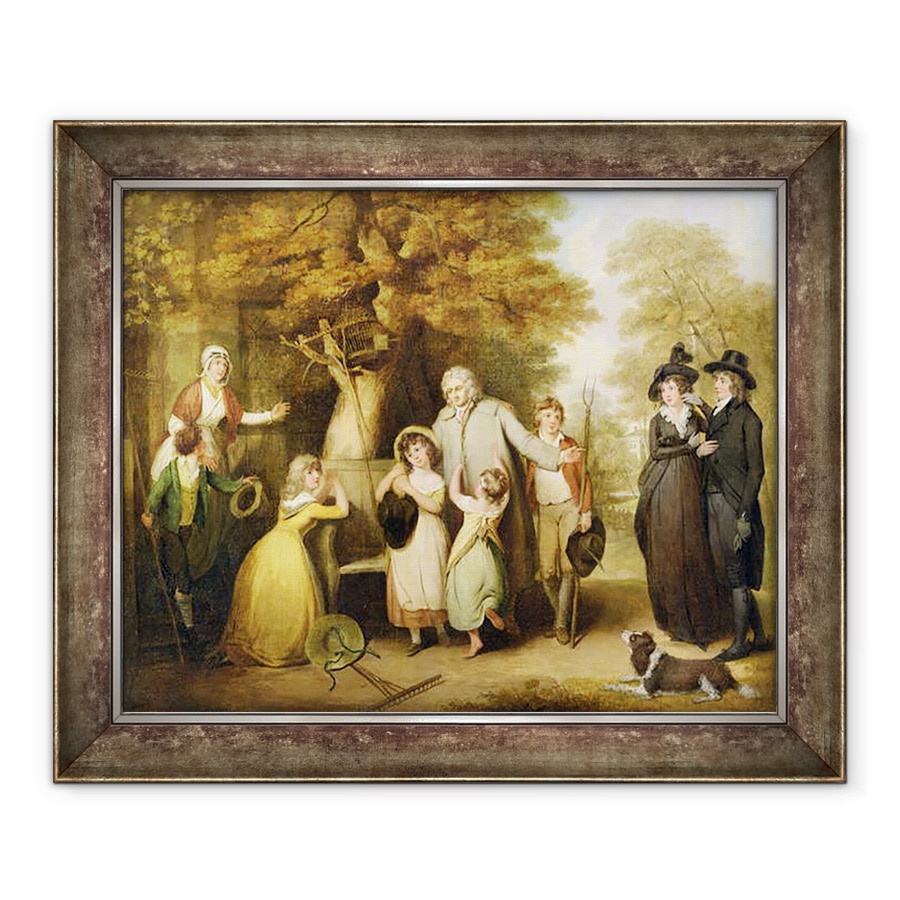 Tablou inramat - William Redmore Bigg - Mostenitorul binevoitor sau chiriasul restaurat familiei sale, 70 x 85 cm