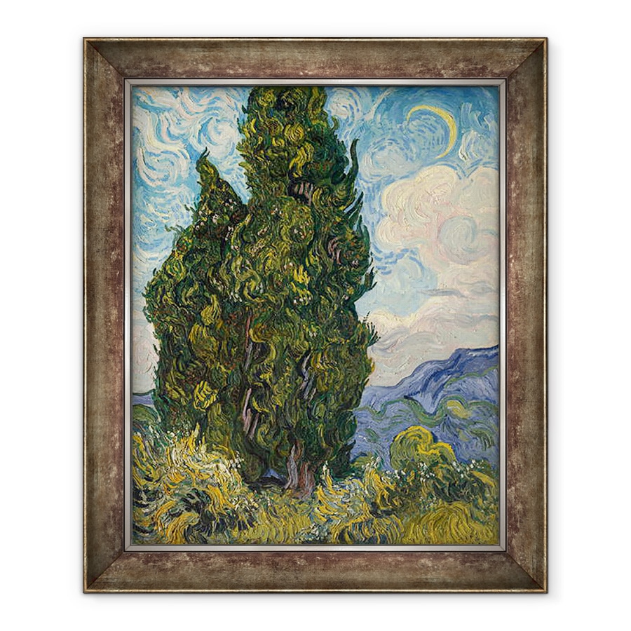 Tablou inramat - Vincent van Gogh - Chiparosi I, 70 x 85 cm
