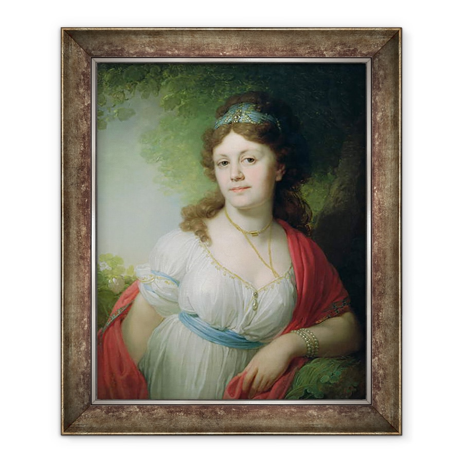 Tablou inramat - Vladimir Lukich Borovikovsky - Portret De E. Temkina, 50 x 60 cm