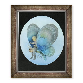 Tablou inramat - Wayne Anderson - Fluturele Albastru, 70 x 85 cm Tablou inramat - Wayne Anderson - Fluturele Albastru, 70 x 85 cm