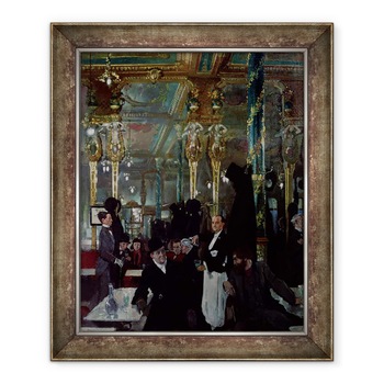 Tablou inramat - William Orpen - Cafe Royal, Londra, 70 x 85 cm Tablou inramat - William Orpen - Cafe Royal, Londra, 70 x 85 cm