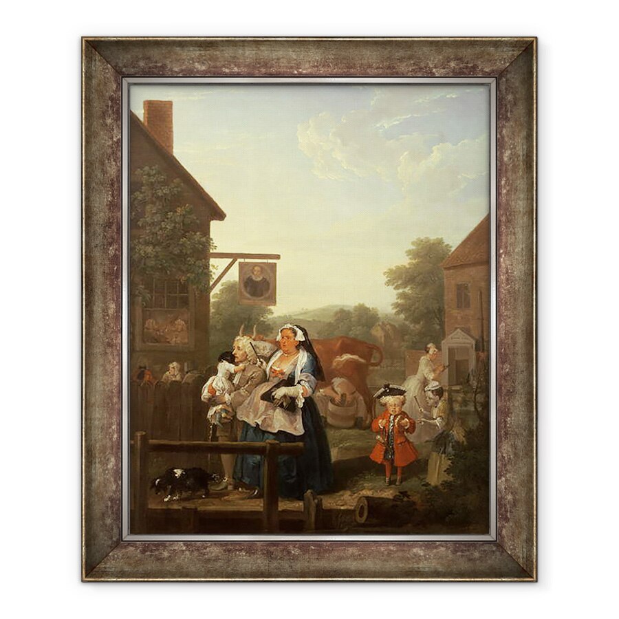 Tablou inramat - William Hogarth - Cele patru ori ale zilei - Seara, 70 x 85 cm