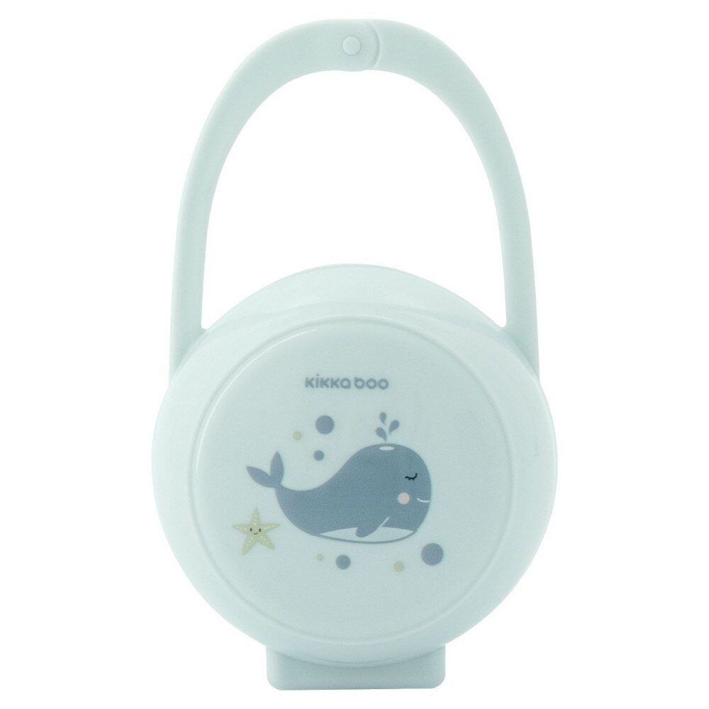 Cutie pentru suzete KikkaBoo Whale Blue