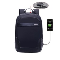 Rucsac Bagaj De Mana Avion Multifunctional Slim Port USB Incarcare Anti Furt Negru