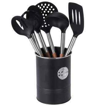Set 6 ustensile bucatarie suport inclus,Koopman Set 6 ustensile bucatarie suport inclus,Koopman