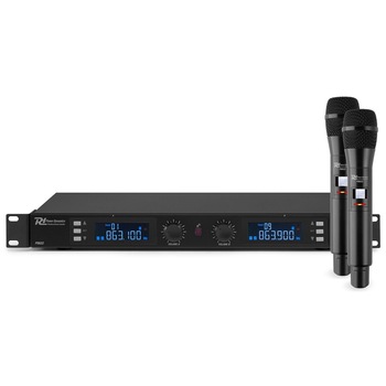 Set 2 Microfoane Wireless P.Dynamics PD632H UHF Digital 2 Canale Set 2 Microfoane Wireless P.Dynamics PD632H UHF Digital 2 Canale