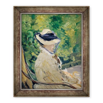 Tablou inramat - Edouard Manet - Madame Manet la Bellevue, 50 x 60 cm Tablou inramat - Edouard Manet - Madame Manet la Bellevue, 50 x 60 cm