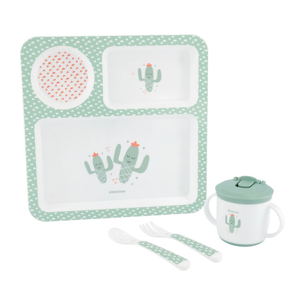 Set de masa complet KikkaBoo Cactus Green