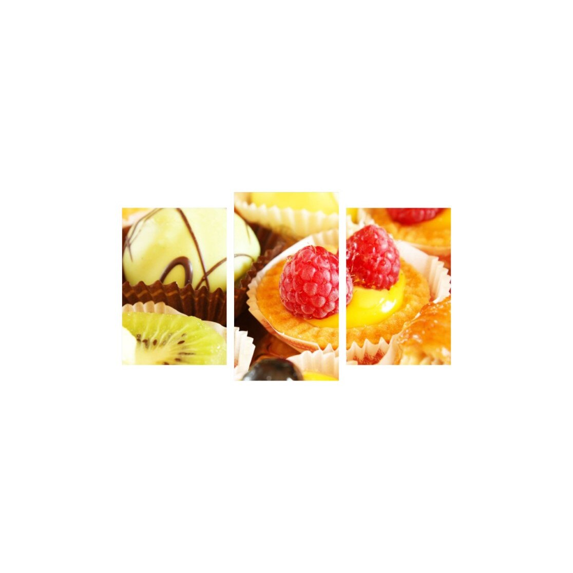 Tablou multicanvas 3 piese 150x90 cm, Food and Drinks model 137