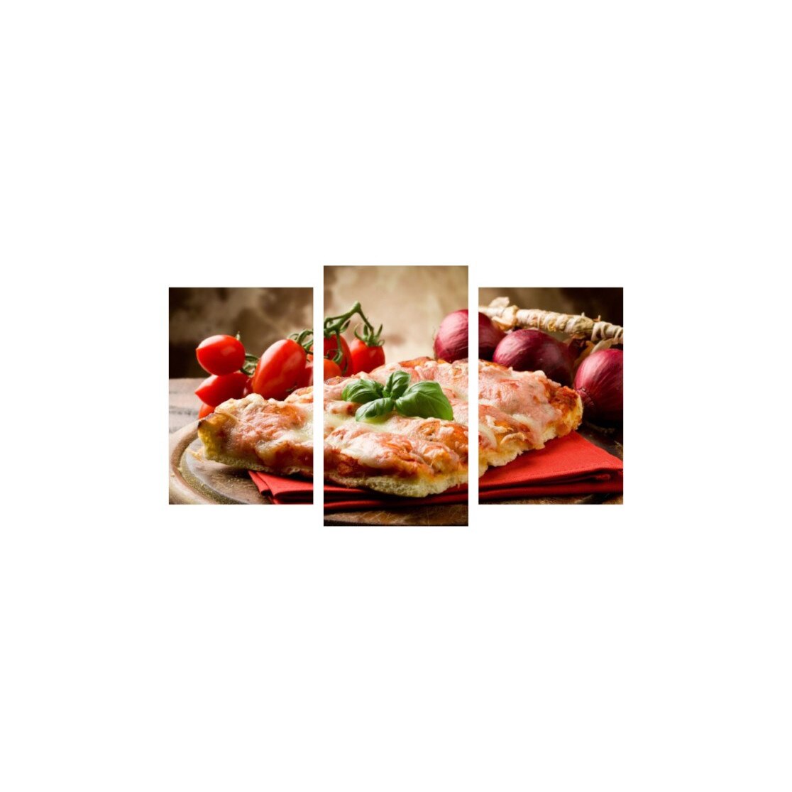 Tablou multicanvas 3 piese 150x90 cm, Food and Drinks model 118