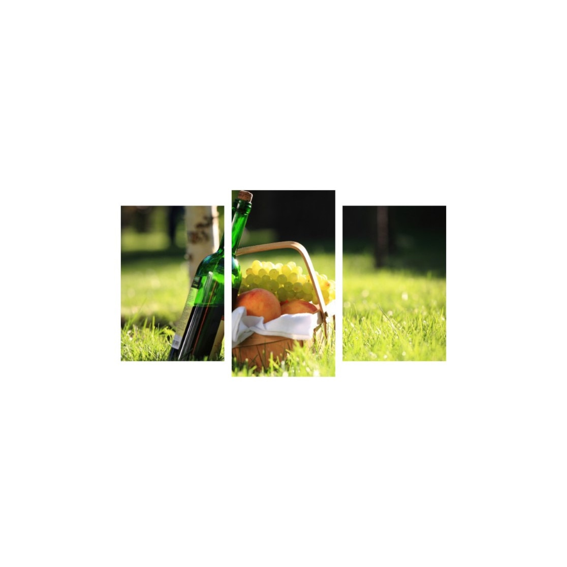 Tablou multicanvas 3 piese 150x90 cm, Food and Drinks model 120