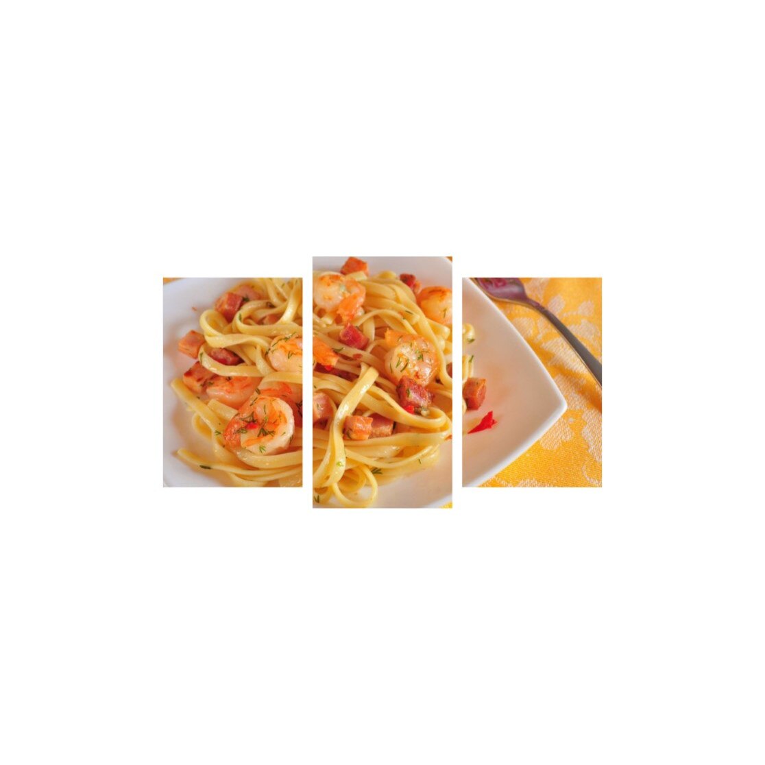 Tablou multicanvas 3 piese 150x90 cm, Food and Drinks model 119