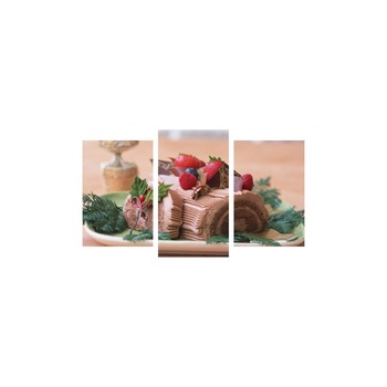 Tablou multicanvas 3 piese 150x90 cm, Food and Drinks model 213 Tablou multicanvas 3 piese 150x90 cm, Food and Drinks model 213