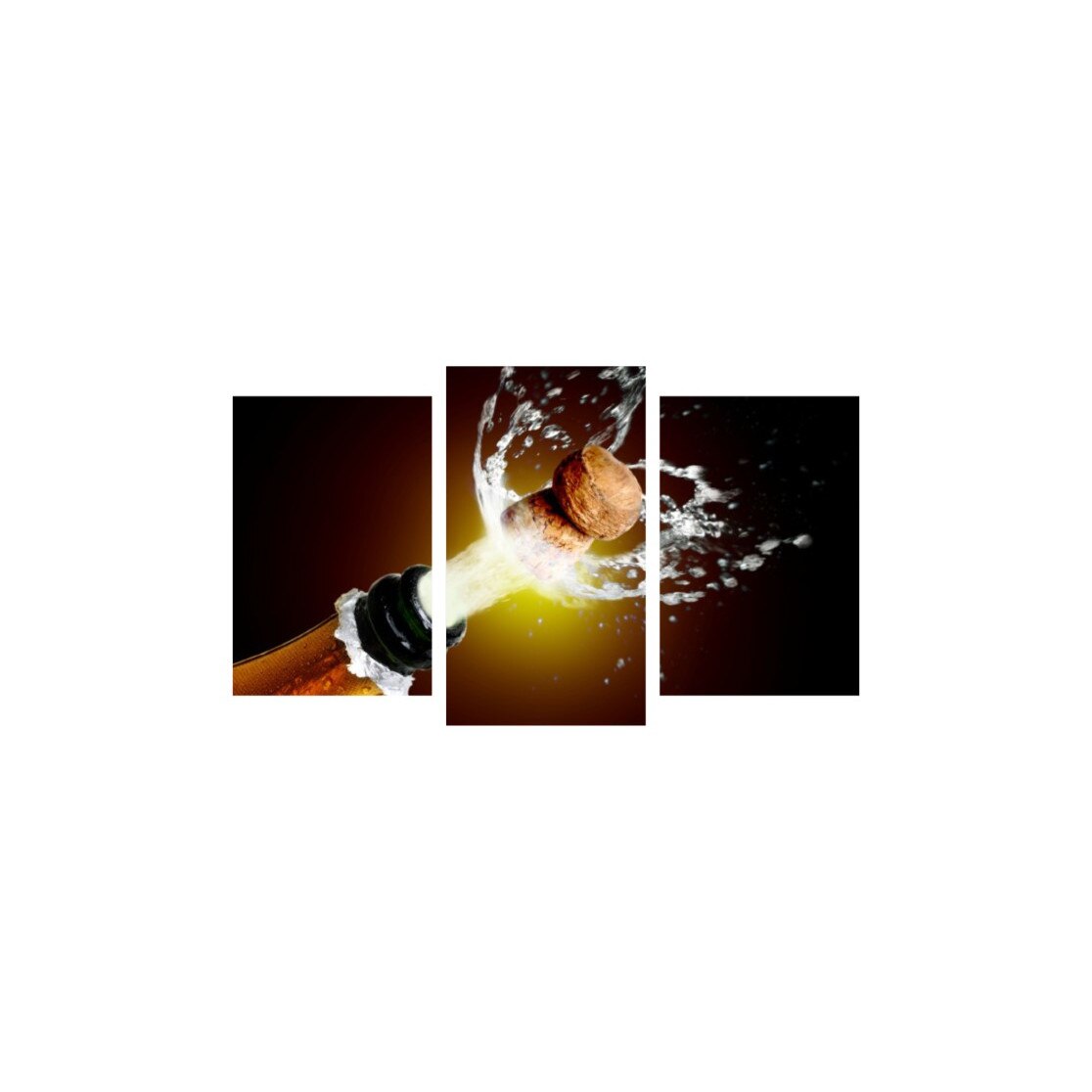 Tablou multicanvas 3 piese 150x90 cm, Food and Drinks model 232