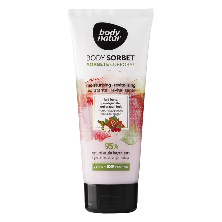 Body Natur BODY SORBET testápoló piros gyümölcsökkel 200ml