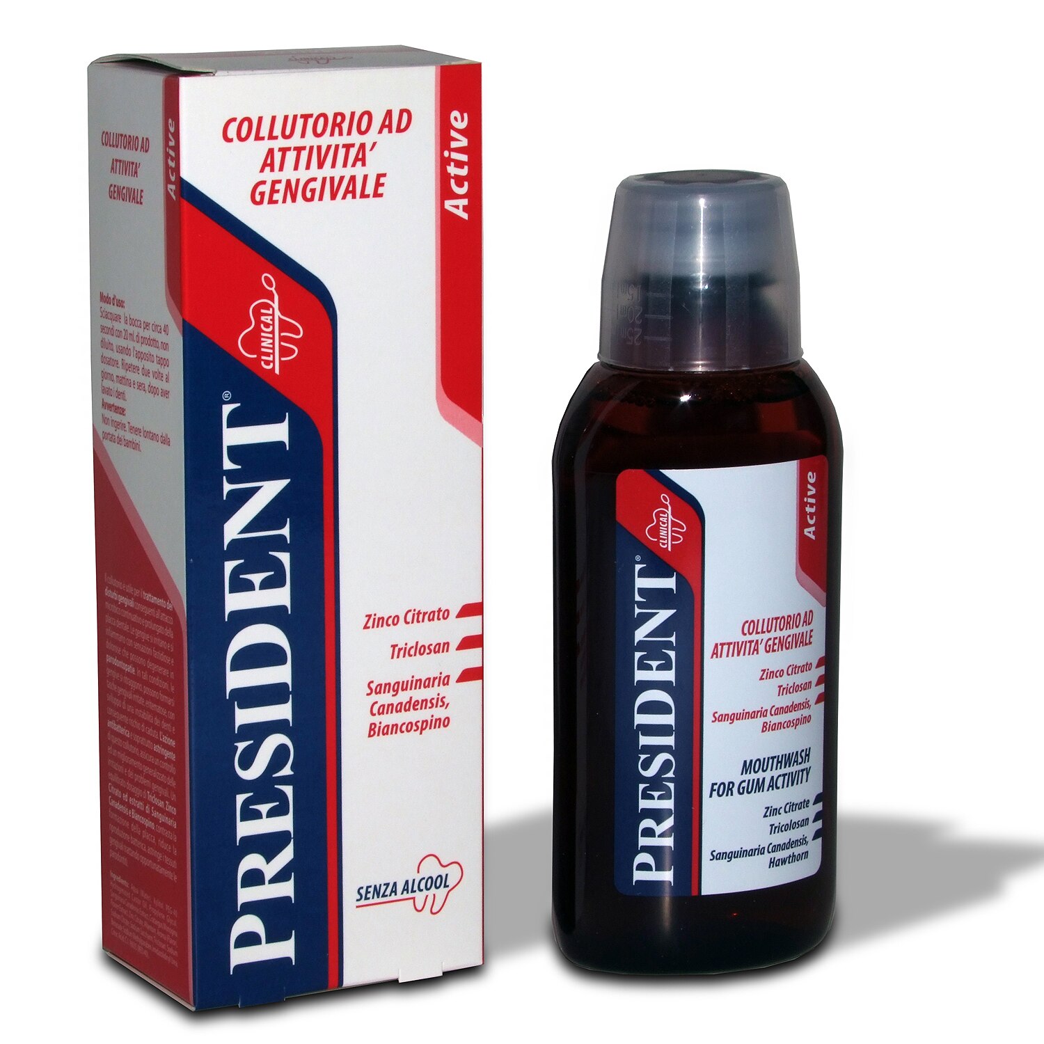Apa de gura pentru afectiuni gingivale, Parodontoza PresiDent Active