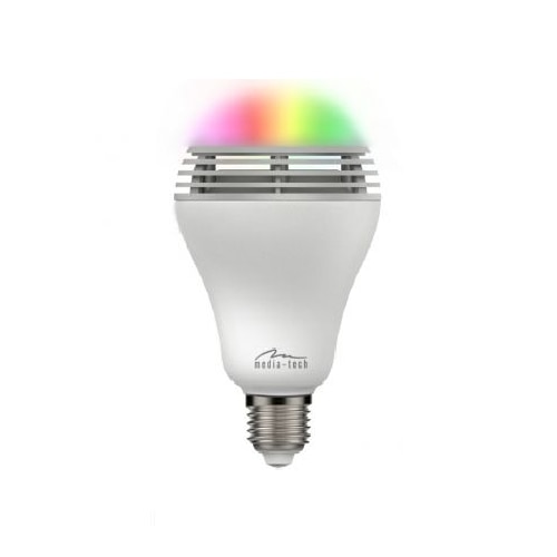 Preservative Peer Frugal Bec LED Media-Tech Smartlight BT, cu difuzor, Bluetooth - eMAG.ro