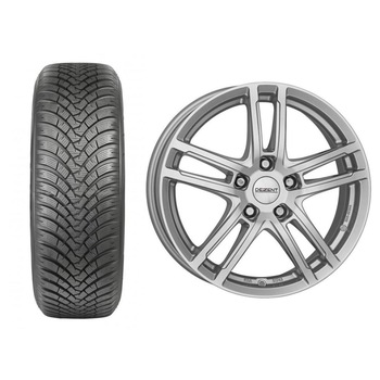 Roata completa Skoda Superb 3T, VW Passat 3C janta aliaj Dezent TZ 7x17 + anvelopa iarna Falken HS01 215/55R17 98V XL Roata completa Skoda Superb 3T, VW Passat 3C janta aliaj Dezent TZ 7x17 + anvelopa iarna Falken HS01 215/55R17 98V XL