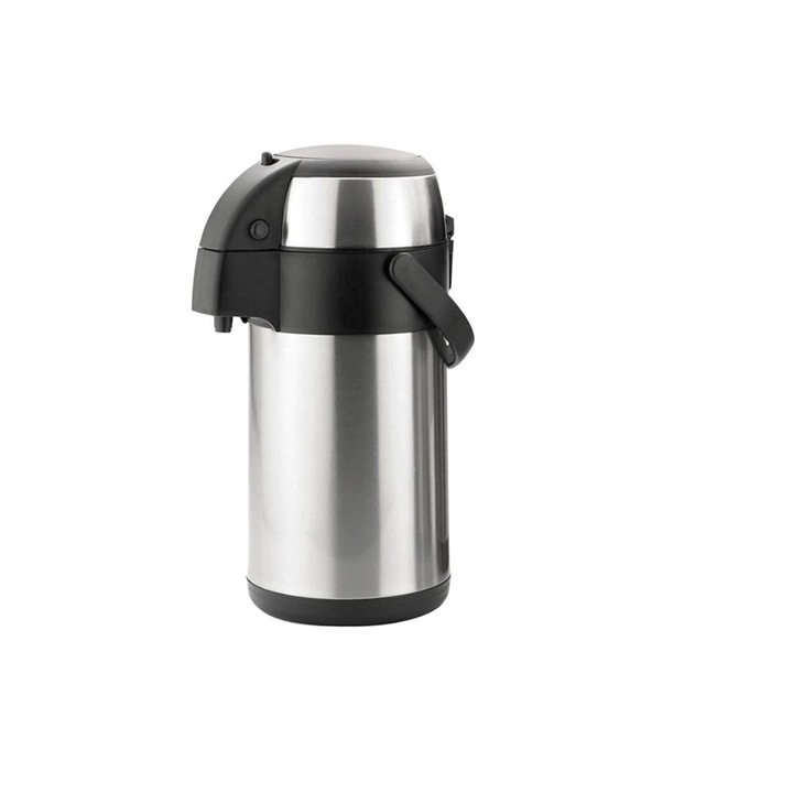 Termos din inox VonShef 1507177, Capacitate 5L, pereti dublii izolati