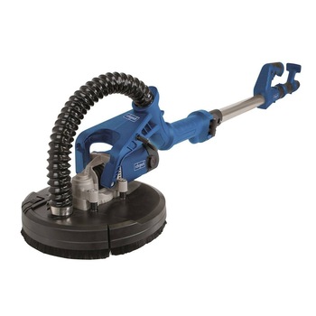 Masina de slefuit rotativa pentru gips carton Scheppach DS920 5903804901, 710 W, 1700 RPM, 225 mm diametru slefuire, viteza reglabila, 4 m tub, 6 discuri sablare