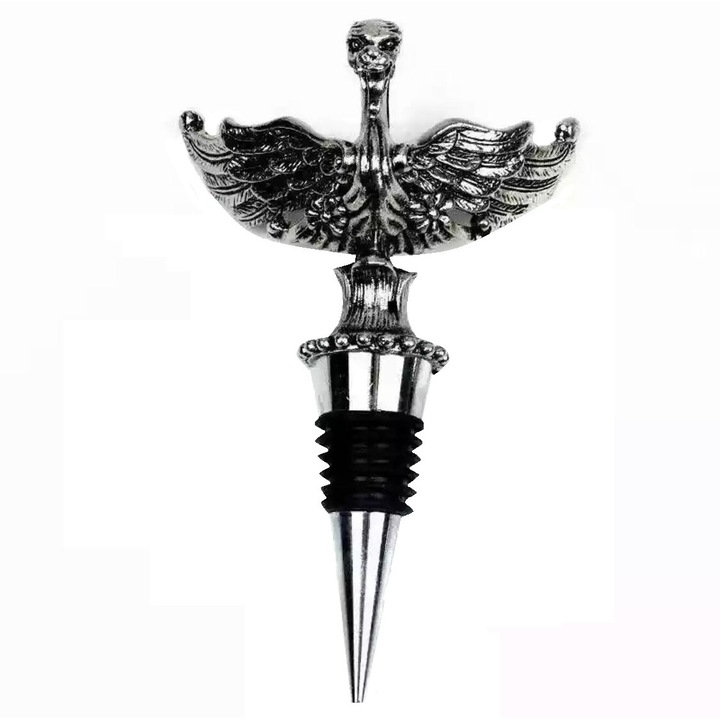 Dop de sticla tip pterosaur unic materialul din aliaj metalic de aur