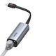 Адаптер Baseus, External Network, USB 3.2, Gen 1, USB, USB-C, сив