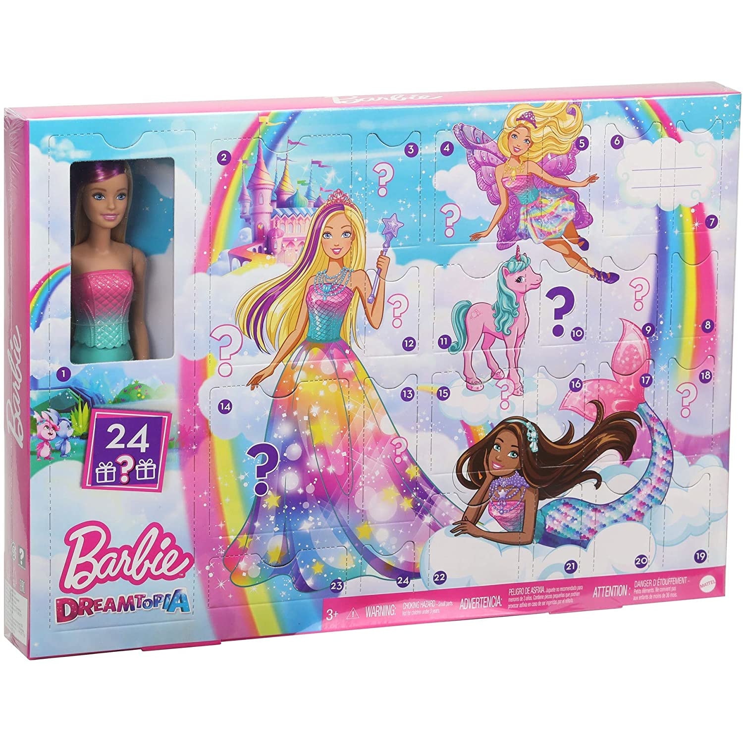 Set de joaca Mattel Barbie - Advent Calendar 24 piese