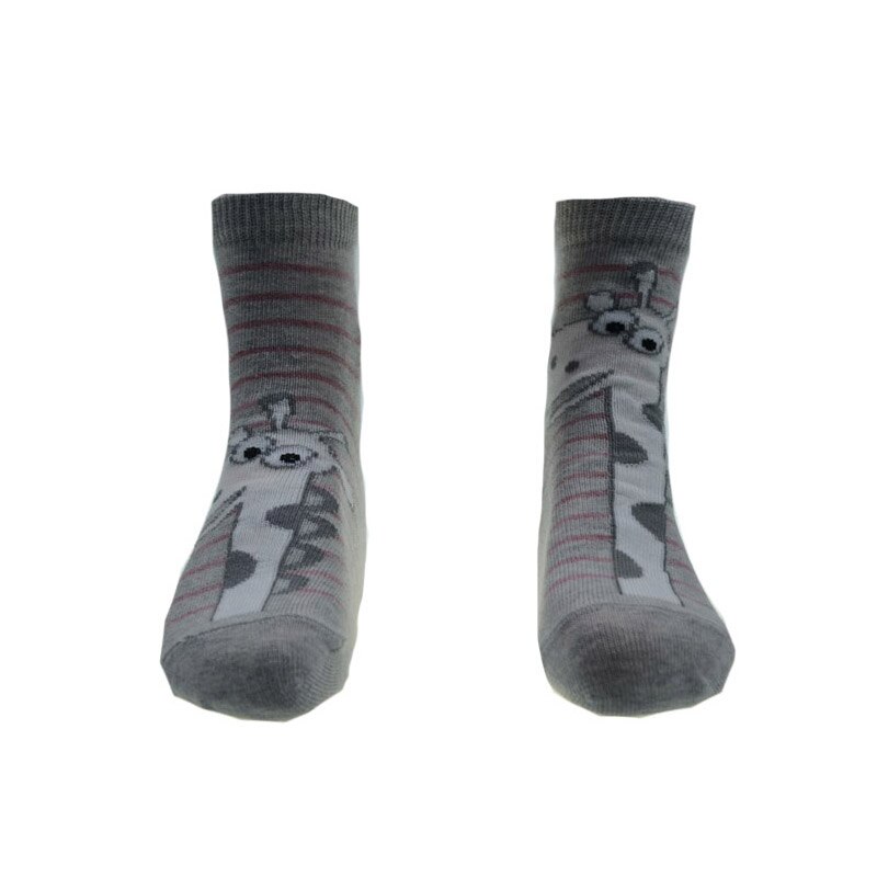 Sosete pentru fete Milusie 2265-CGRZ, Gri, 15-17 cm