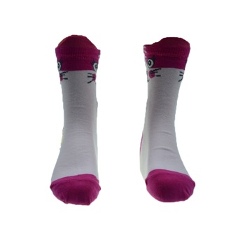 Sosete pentru fete Milusie 2232-SRZP, Roz, 21-22 cm Sosete pentru fete Milusie 2232-SRZP, Roz, 21-22 cm