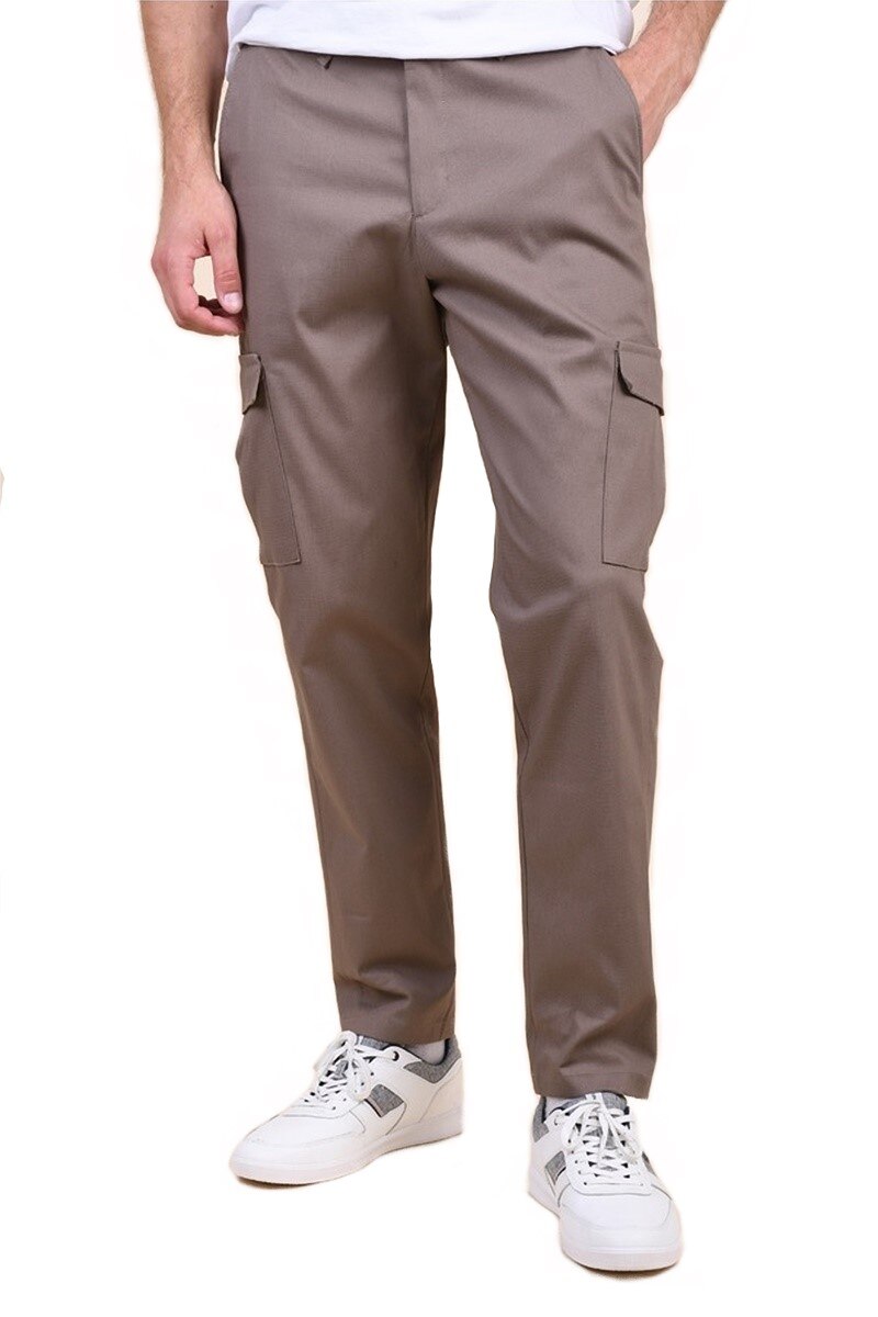 Pantaloni barbati Night Sky, Crem, M-L