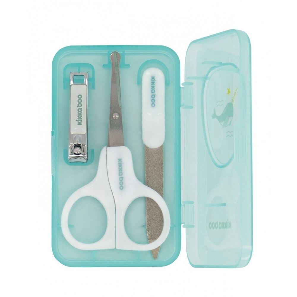 Trusa manichiura 3piese KikkaBoo Narwhal