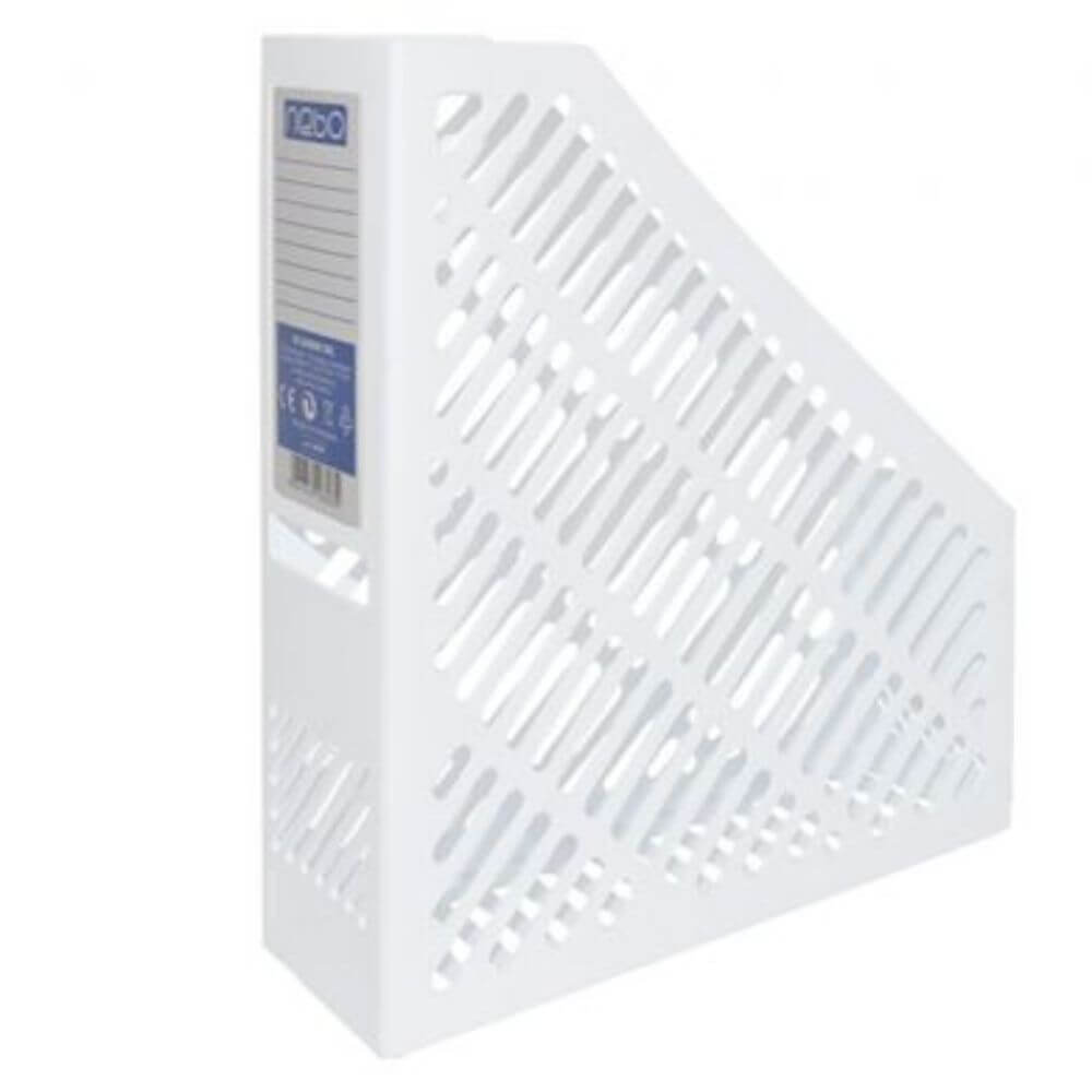 Suport Vertical din Plastic NEBO, Transparent, Dimensiuni 288x84x247 mm