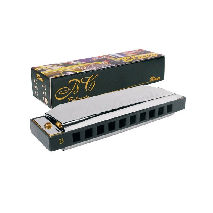 Хармоника Belcanto HRM20B, 20 блейда, Блус, SI настройка