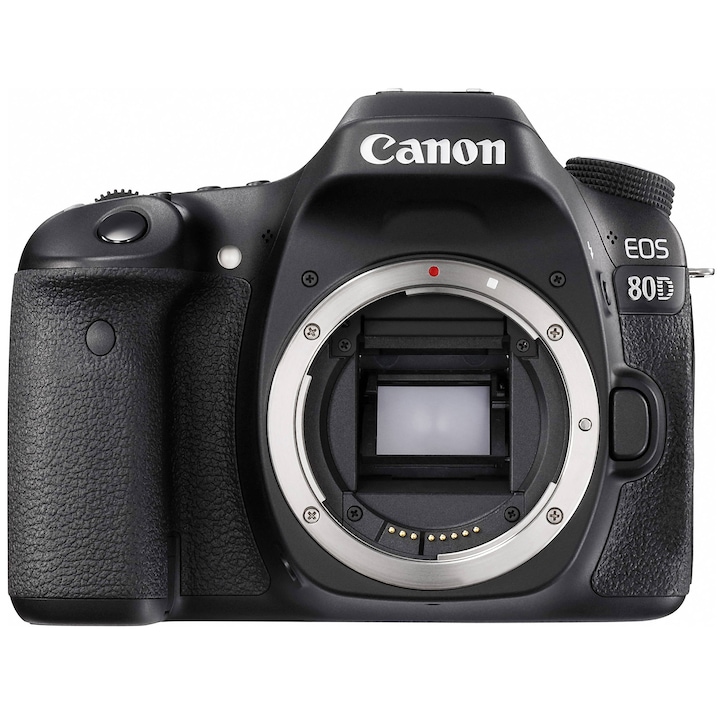 Canon EOS 80D BK DSLR fényképezőgép váz, 24.2 MP, Wi-Fi