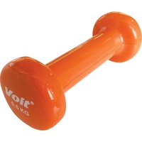 Gantera fitness Kondition Voit, coating vinil, 0.5 kg, Portocaliu