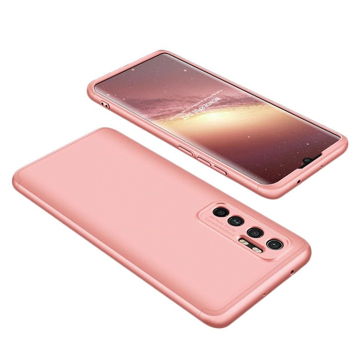 Калъф за телефон Gkk 360 за Xiaomi Mi Note 10 Lite, розов