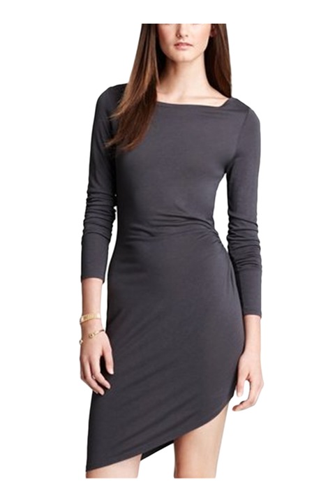 Рокля Eviza, А-симетрична, Сива