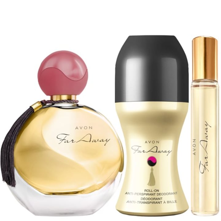Avon Far Away női Eau De Parfume szett, 110 ml