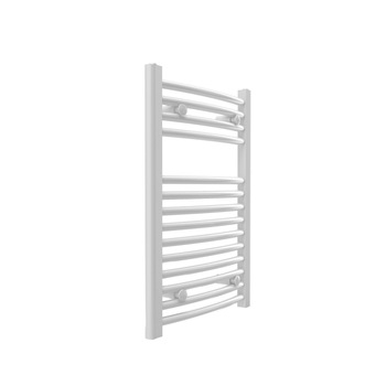 Calorifer baie portprosop, Vision, curbat, alb, 450x690mm, 377w Calorifer baie portprosop, Vision, curbat, alb, 450x690mm, 377w