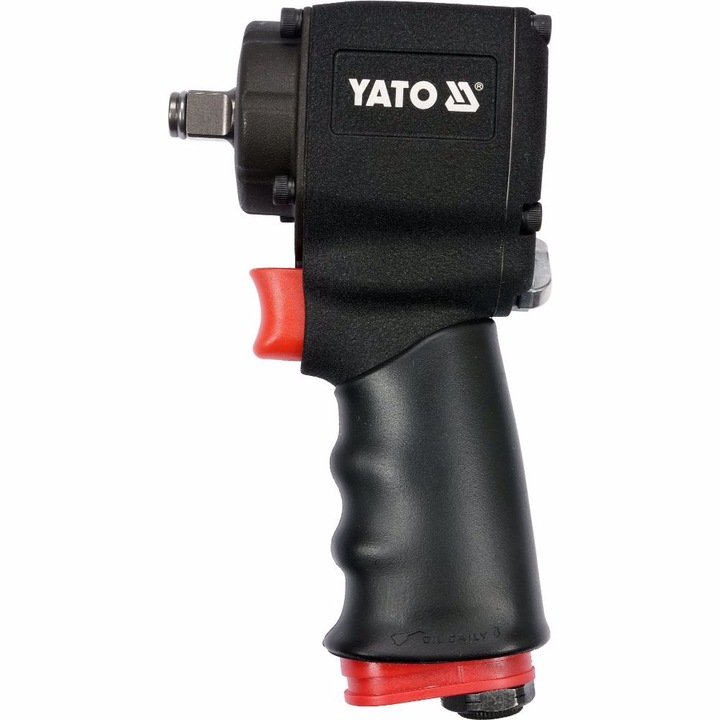 Пневматичен ударен гайковерт мини Yato 09512, 1/2", 678 Nm