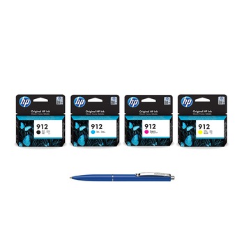 Pachet MAG4U Cartuse Cerneala Originale 1 buc 3YL80AE (912) Black 1 buc 3YL77AE Cyan 1 buc 3YL78AE Magenta 1 buc 3YL79AE Yellow si Pix Schneider Pachet MAG4U Cartuse Cerneala Originale 1 buc 3YL80AE (912) Black 1 buc 3YL77AE Cyan 1 buc 3YL78AE Magenta 1 buc 3YL79AE Yellow si Pix Schneider